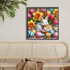 Diamond Painting-DIY Full Round Drill Easter Rabbit(40x40cm)
