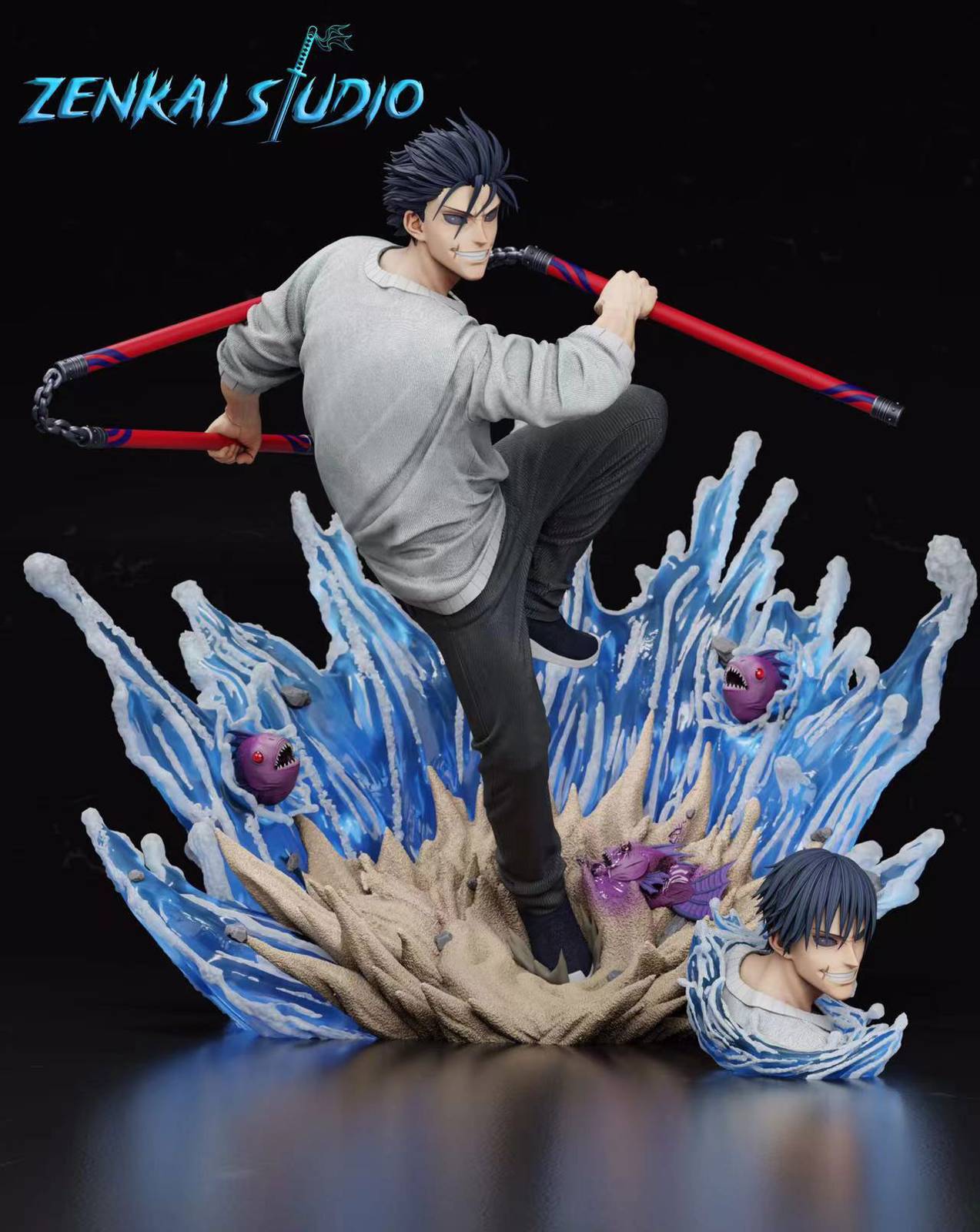 1/6 Scale Resurrection Ver. Toji Fushiguro with LED - Jujutsu Kaisen ...