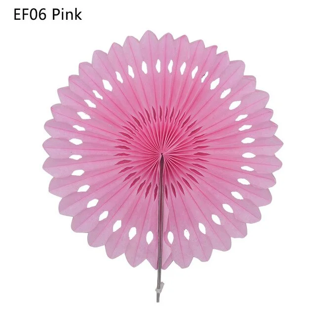 5pcs 8 20cm Tissue Paper Cut-out Paper Fans Pinwheels Hanging Flower Paper Crafts for Showers Wedding Party Birthday Festival