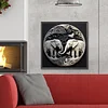 Diamond Painting-DIY Full Round Drill Elephant Relief