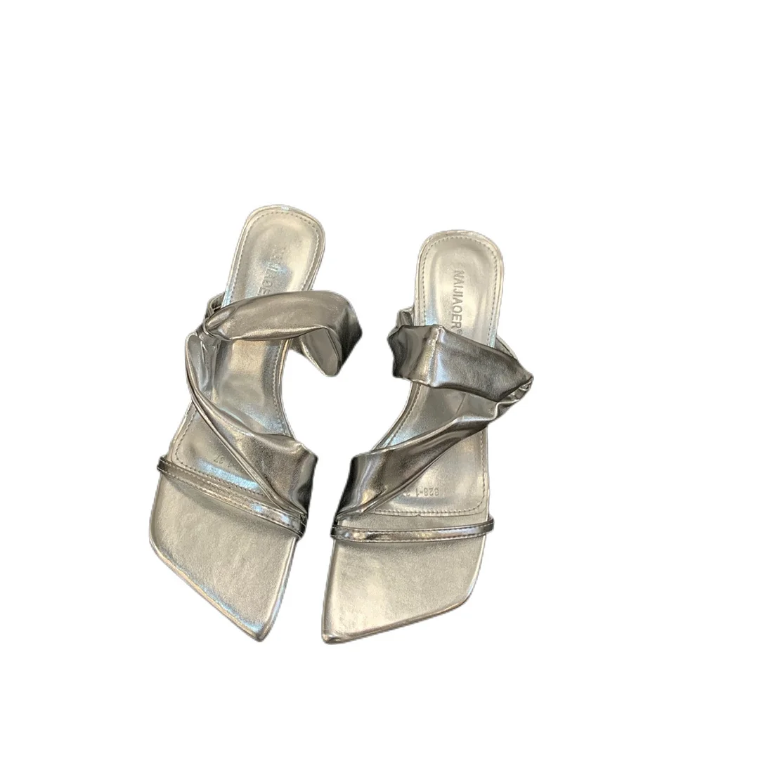 Churchf Churchf The New 2024 Summer Temperament High Heels Sandals