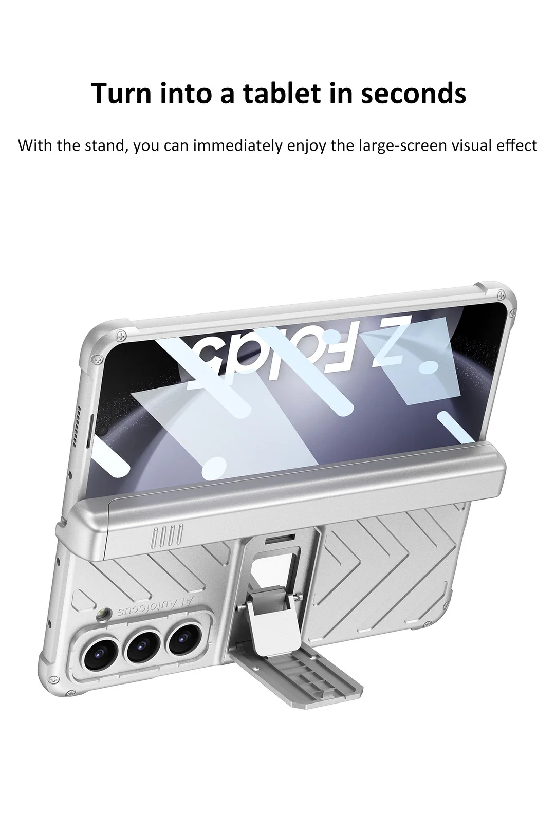Compatible with Samsung Galaxy Z Fold Series Folding Magnetic Hinge Slide Cover Phone Case