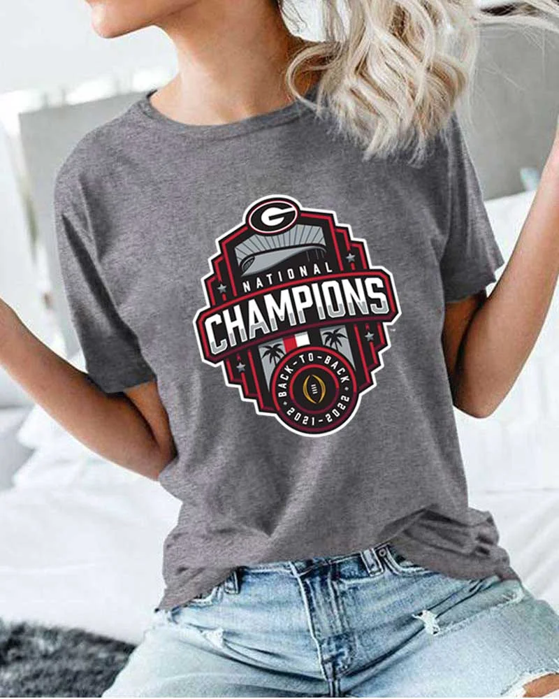 Georgia Bulldogs National Champions 2021 2022 Football T-Shirt