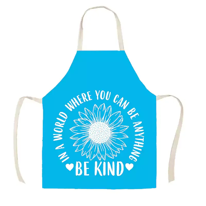 Letclo™Linen Kitchen Apron - Be Kind letclo 