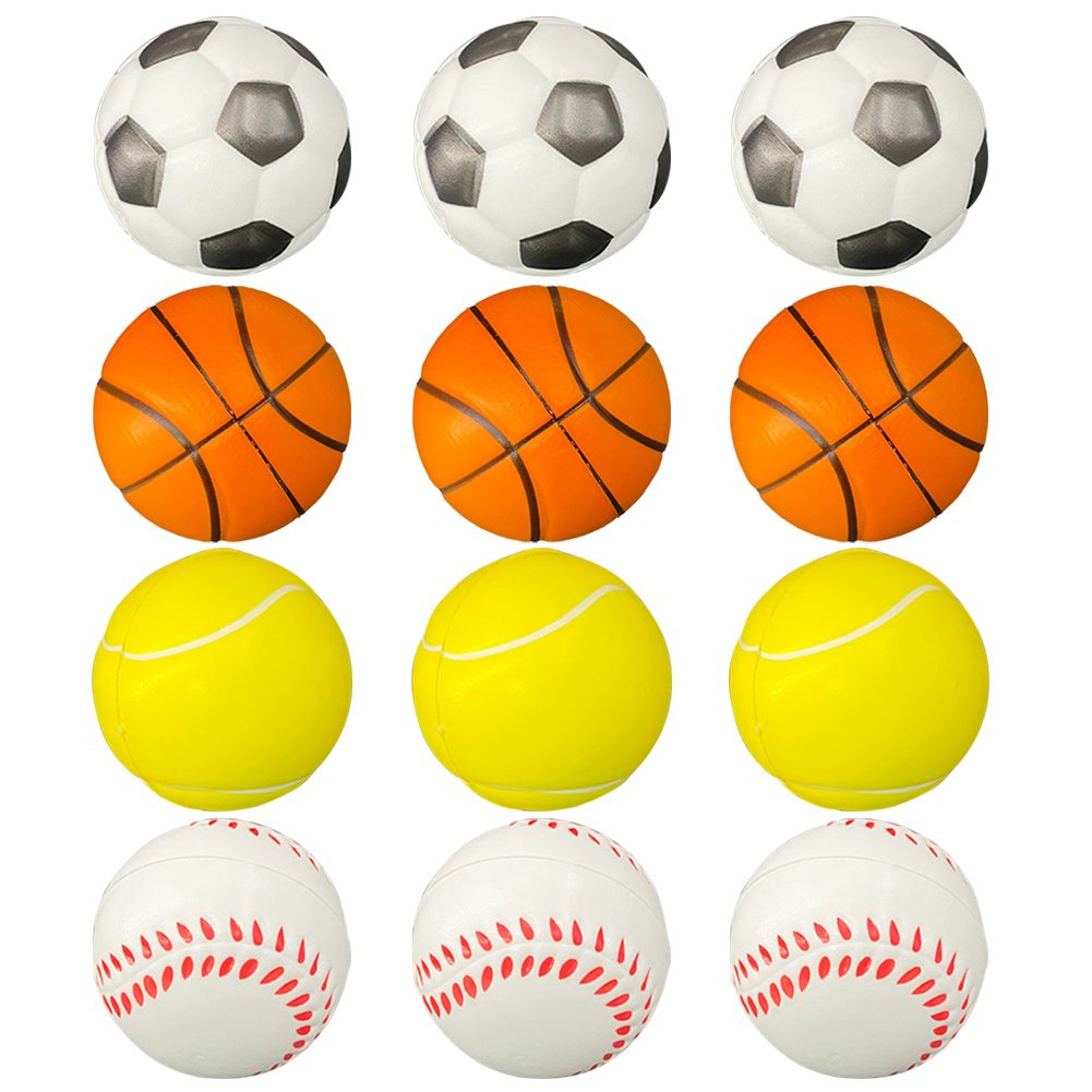 

12pcs/Set 7cm Squeeze Anti-Stress Soft PU Balls Kids Pressure Relief Toys, 501 Original