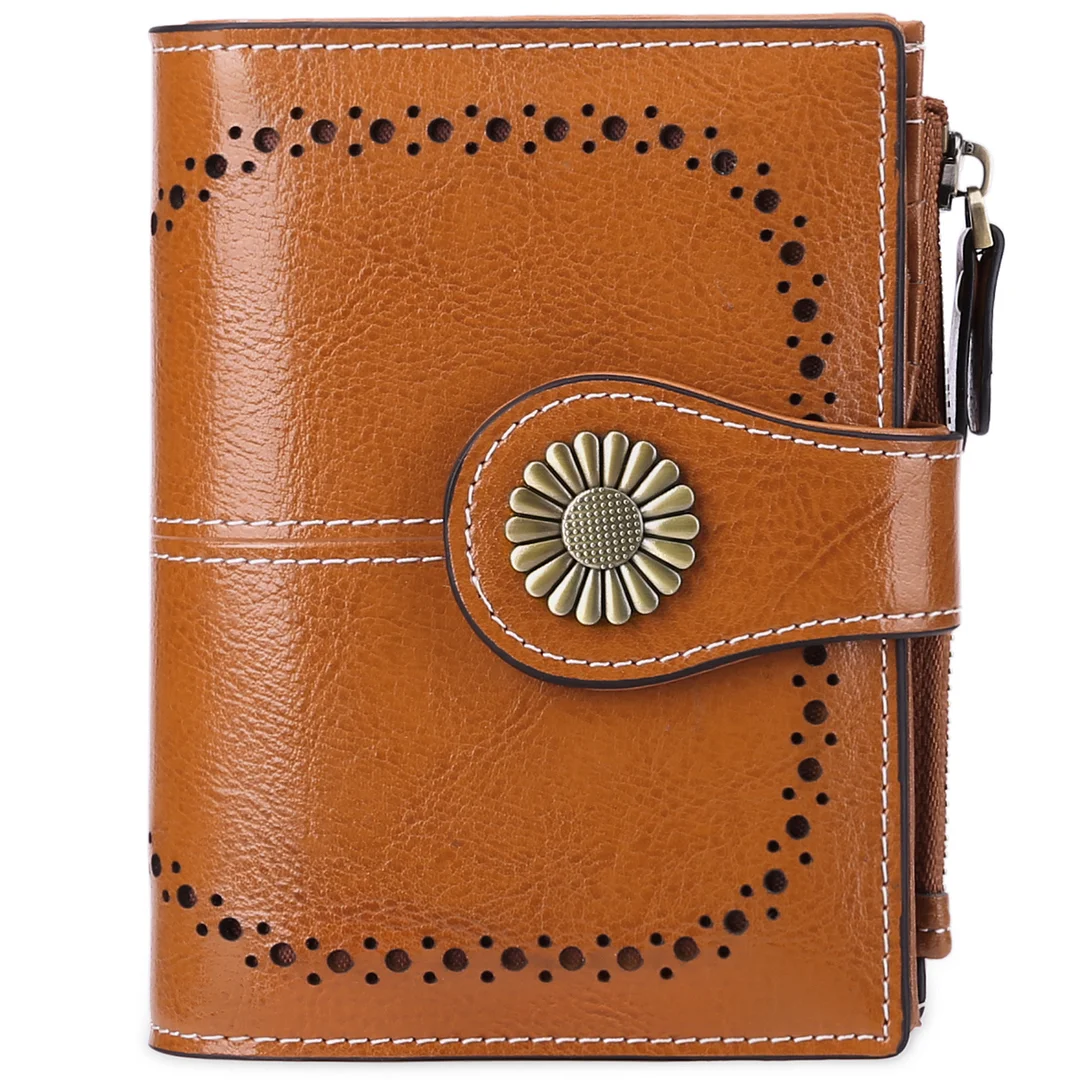 Cropped Zip Wallet