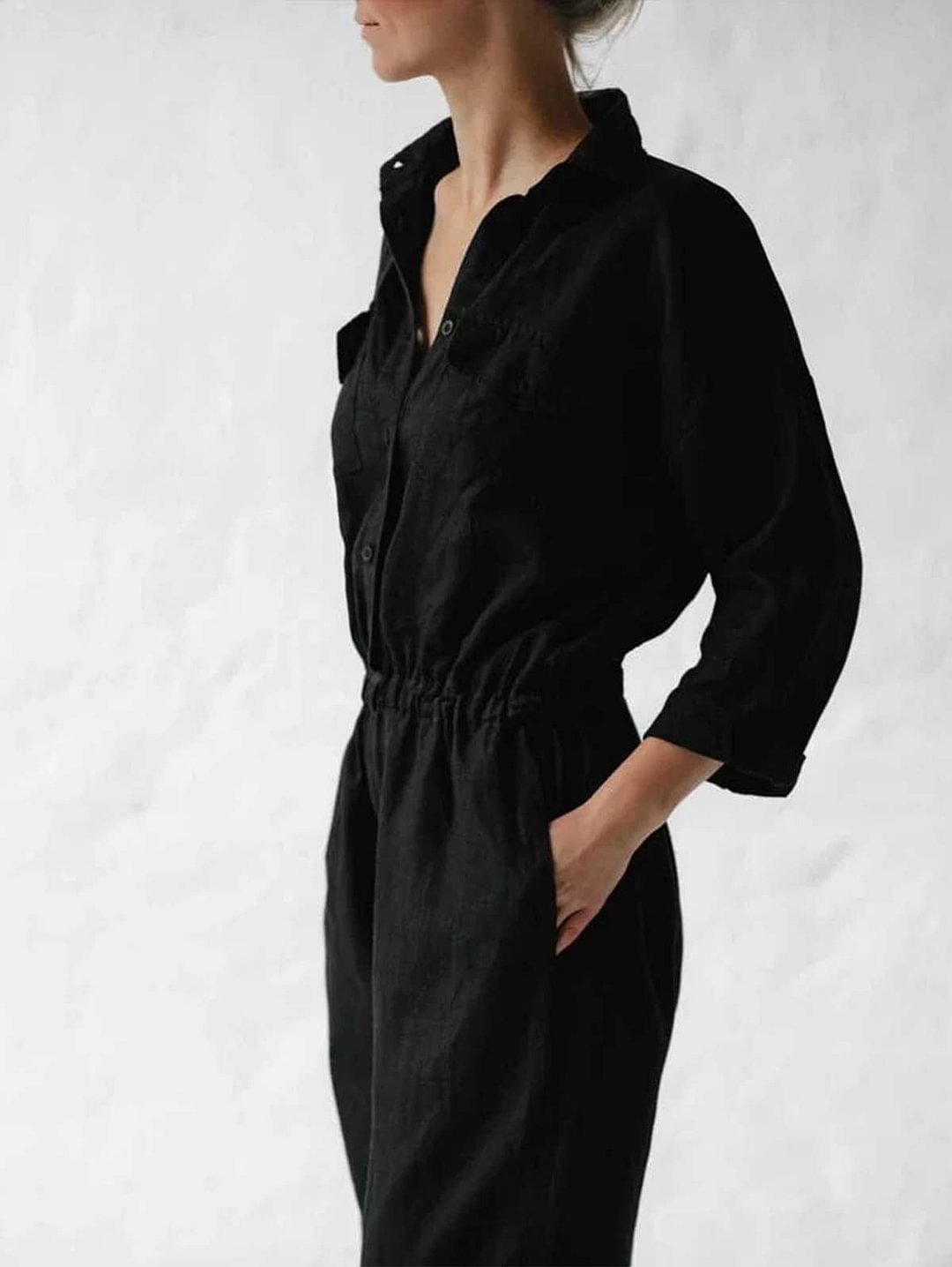 Casual jumpsuit black