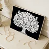 DIY Pearl Painting Butterfly Tree for Home Wall Decor with Frame(20x30cm)