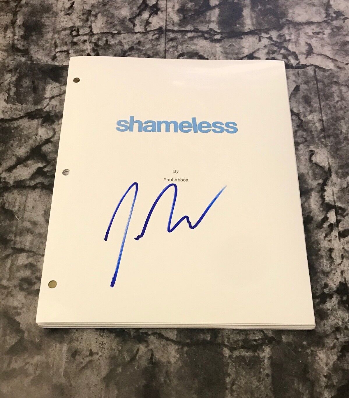 GFA Shameless Lip * JEREMY ALLEN WHITE * Signed Autographed TV Script J1 COA