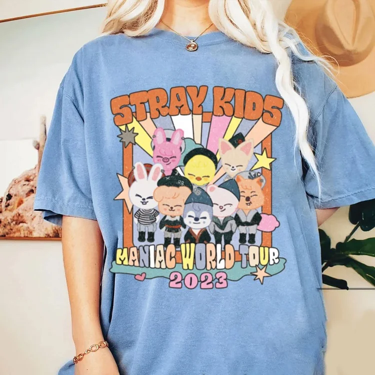 Stray Kids SKZOO 2023 Maniac World Tour T-shirt