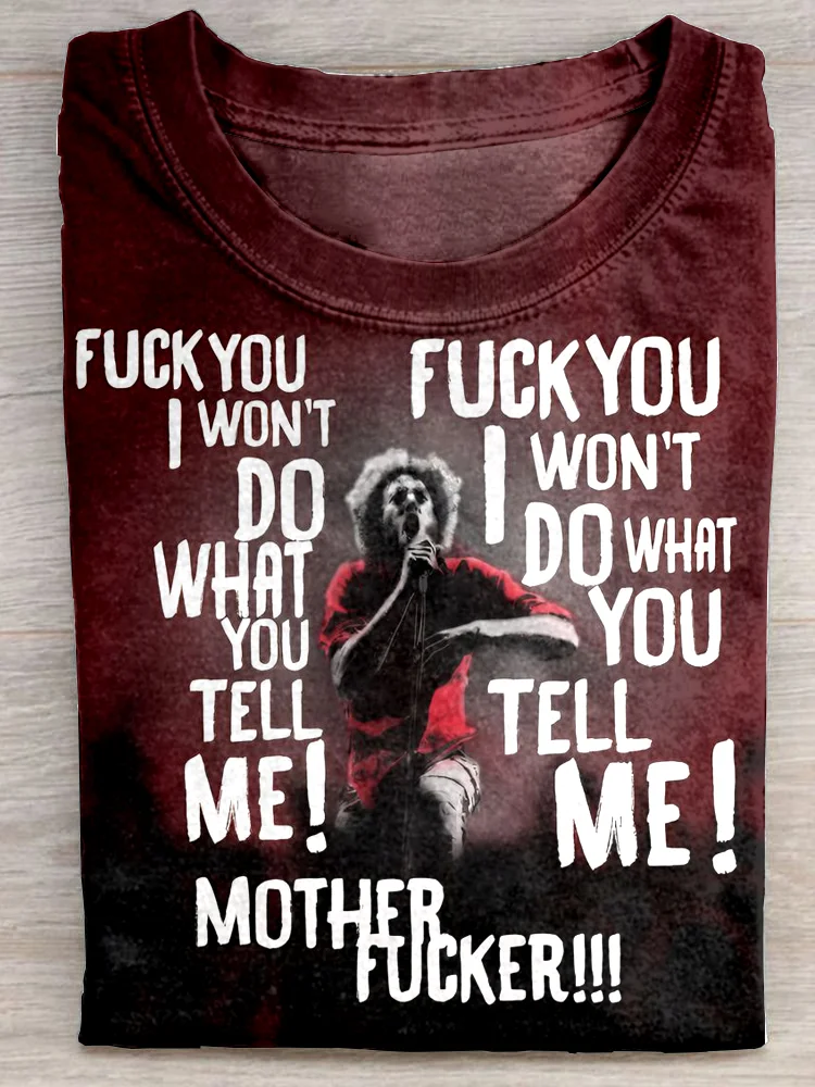 Teecade Teecade Fuck You T-shirt