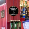 No trespassing - Round Metal Tin Signs(12*12Inch)