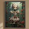 Diamond Painting-5D Full Round Drill Skull Doll