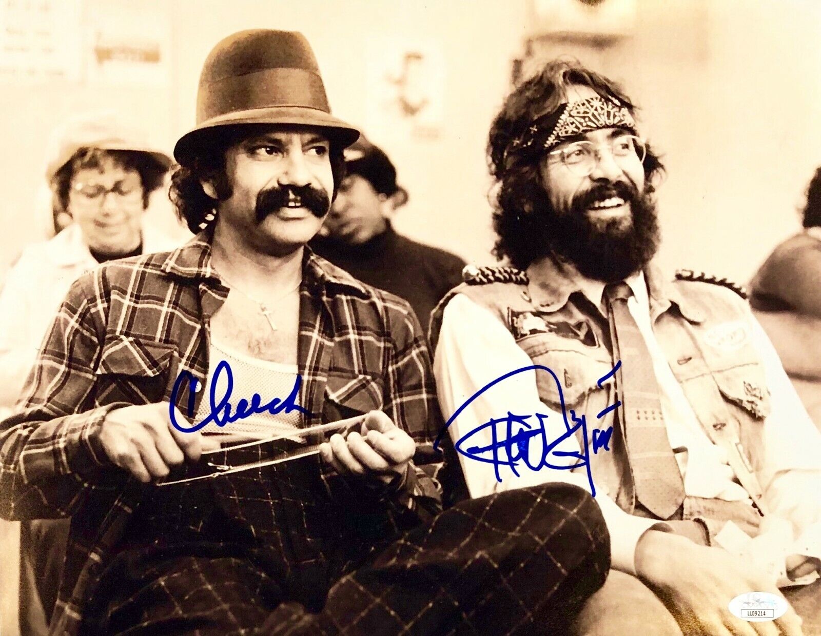 CHEECH & CHONG Dual Autograph SIGNED 11x14 Photo Poster painting NEXT MOVIE 1980 JSA CERTIFIED