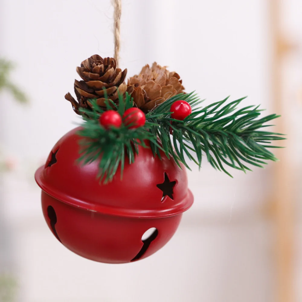 New Christmas bell small pendant home window ornaments