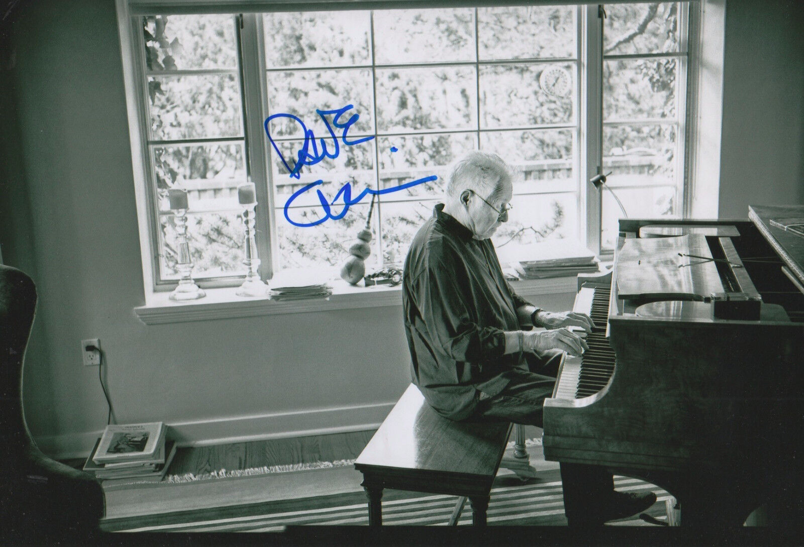 Dave Grusin Composer signed 8x12 inch Photo Poster painting autograph