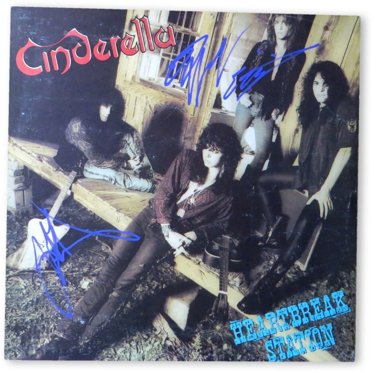 Cinderella Band Signed Autographed Record Keifer Brittingham Labar JSA HH36302