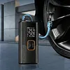 Mini Air Pump with LED Portable Electric Inflate Pump Outdoor Air Compressor Wired & Wireless Tire Inflator for Car Bike Tyre Ball Cushion Bed