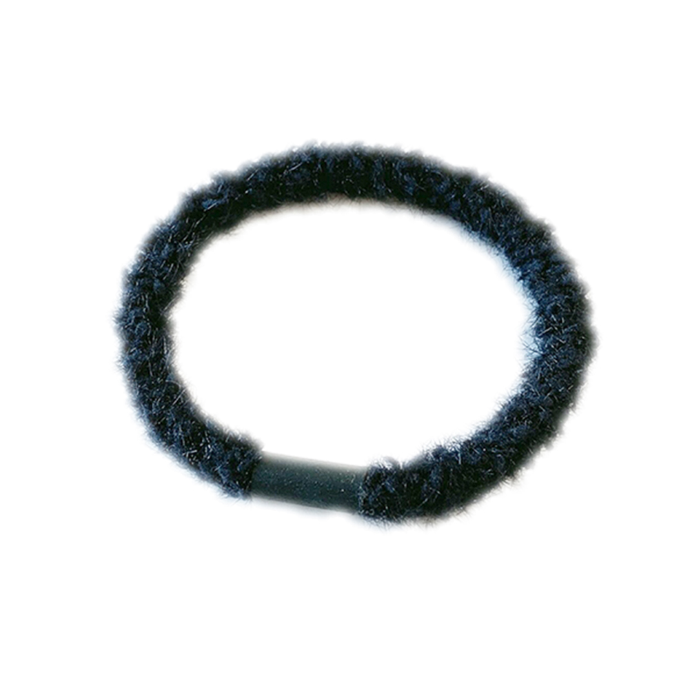 

Daily Scrunchies Hair Rope Ties Loop Elastic Hairwear Women Ponytail Holder, Black, 501 Original