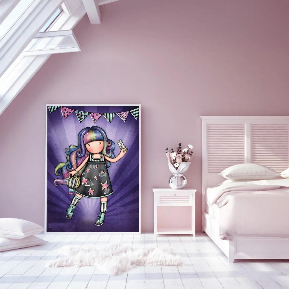 Grace Dolls 5D DIY Diamond Painting Kits Full Round Drill Wall Art Decor (G1106)