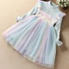 Spring Autumn Baby Kid Girl Princess Unicorn Dresses