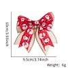 Festive Christmas Tree Gift Decor Double Layers Bowknot 