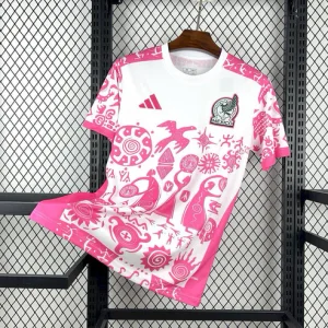 2025/2026 Mexico Concept Special Pink-White Football Jersey 1:1 Thai Quality