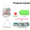 (US Local)Acrylic Special Shape Peacock 5D DIY Diamond Painting Dots Pendant for Window