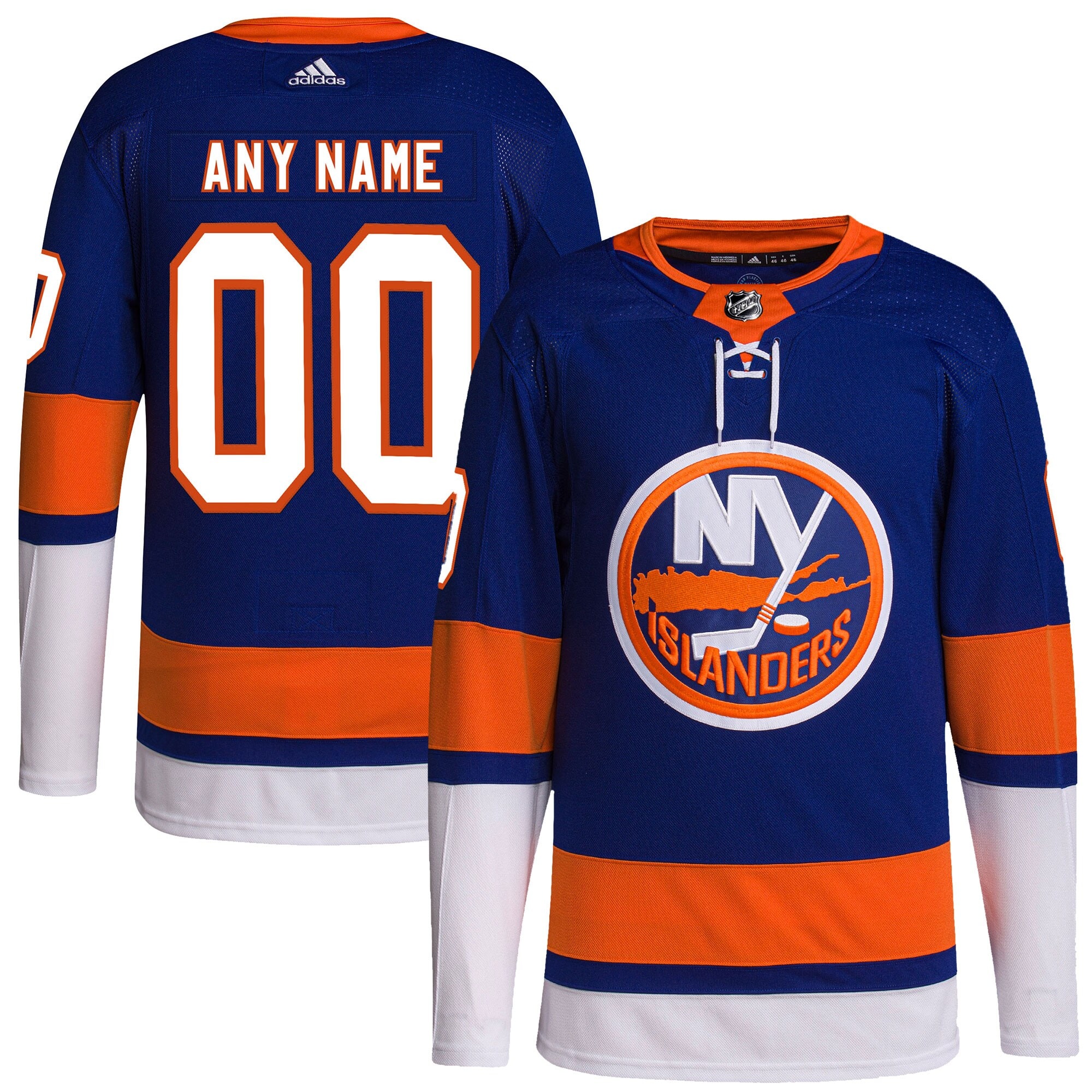 New York Islanders   Home  Primegreen  Custom Jersey – Royal mysite