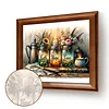 (US Only)Paint By Numbers Kit On Canvas DIY Oil Art Flower Picture Home Wall Decor50x40cm