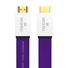 Purple Flat Cable 8K HDMI-compatible 2.1 Cables HDCP2.2 ARC 1m 2m 3m 4m Video Cord SIKAI CASE