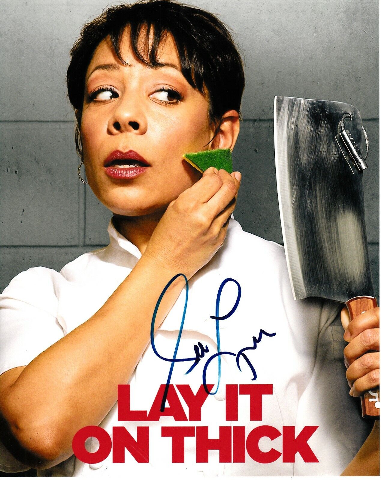 SELENIS LEYVA SIGNED ORANGE IS THE NEW BLACK Photo Poster painting UACC REG 242 (1)