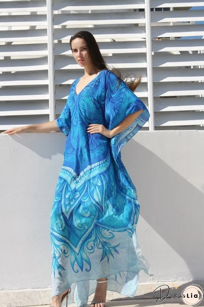 Beach Robes Seaside Vacation Blouse Cover Up Dress