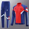 2024/2025 Arsenal Long Zip Jacket Red Blue Football Jersey 1:1 Thailand Quality Set