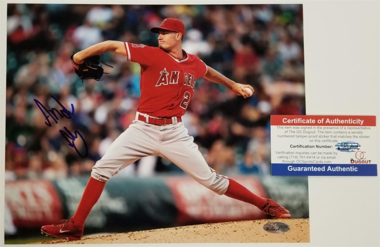 Andrew Heaney signed Angels 8x10 Photo Poster painting Autograph (B) ~ OC Dugout Hologram