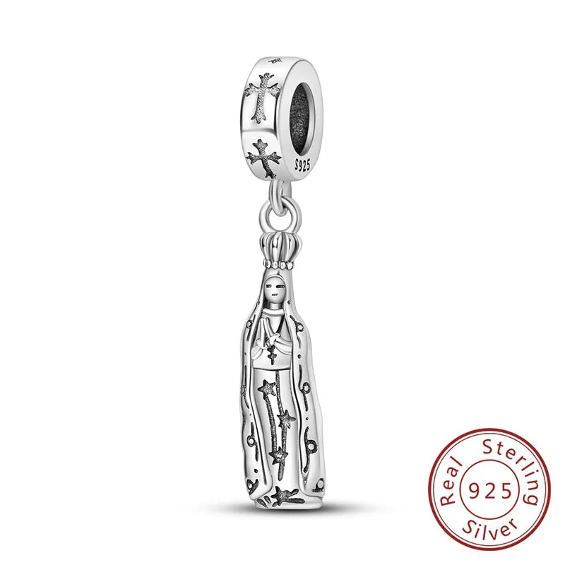 1 Piece 12*11.9mm 925 Sterling Silver Zircon Devil’s Eye Bird Pendant Beads Jewelry Accessories