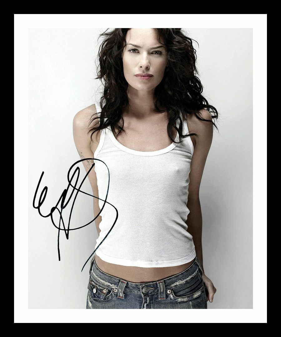 Lena Headey Autograph Signed & Framed Photo Poster painting