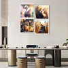 4pcs Diamond Painting -DIY Round Drill Swan Elk Fox