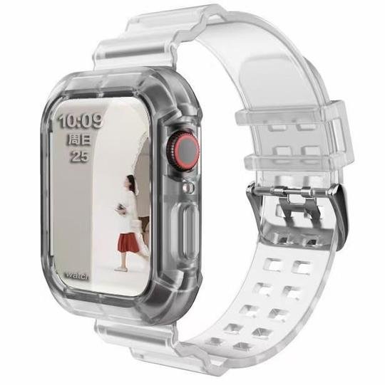 transparent strap apple watch