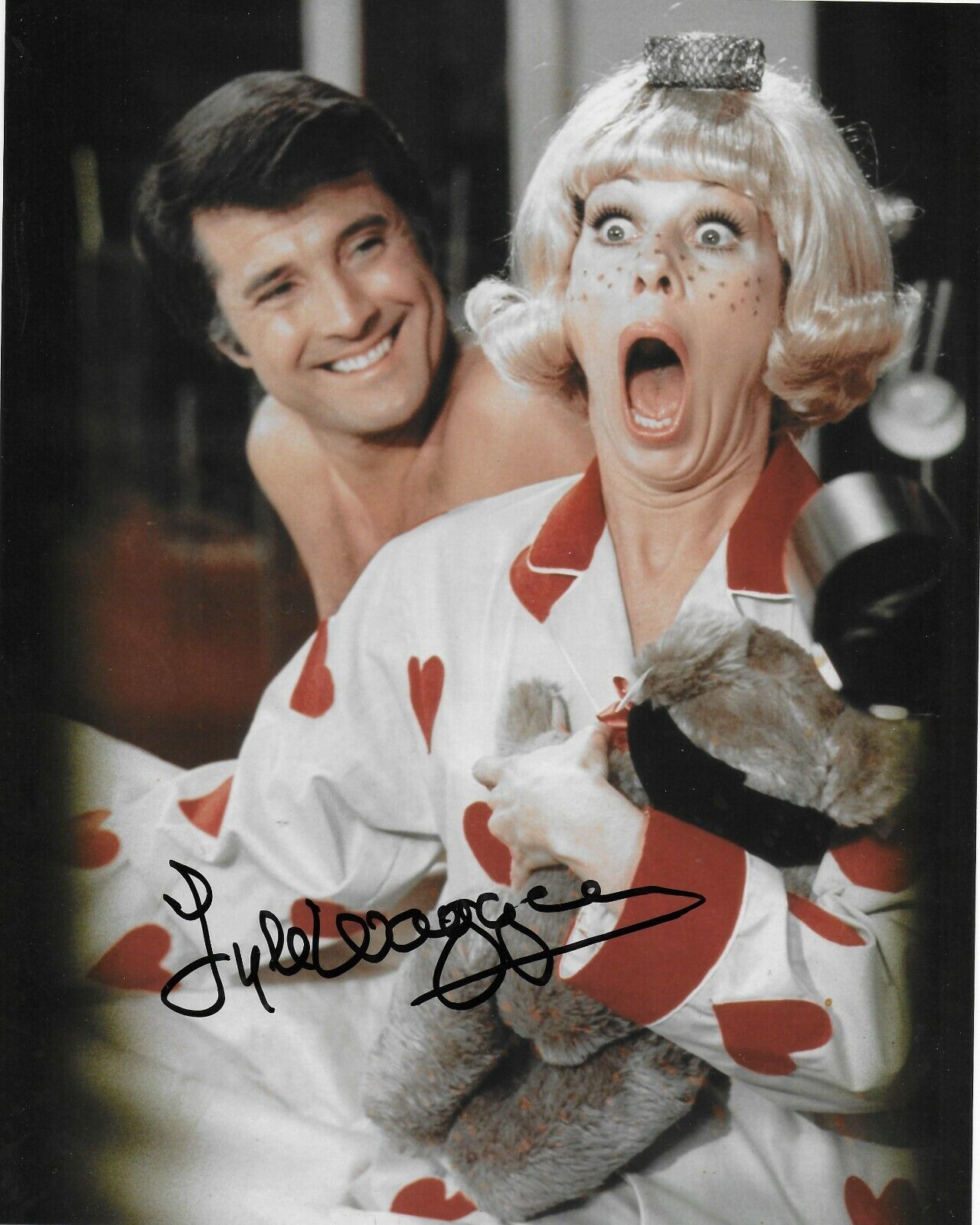 Lyle Waggoner Carol Burnett Show Original Autographed 8X10 Photo Poster painting #2