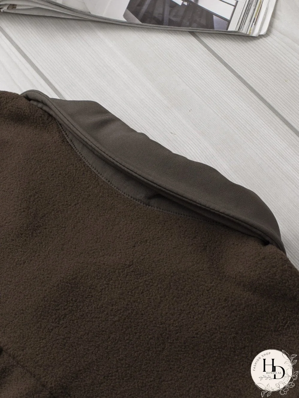 Winter Brown Fleece Shirt