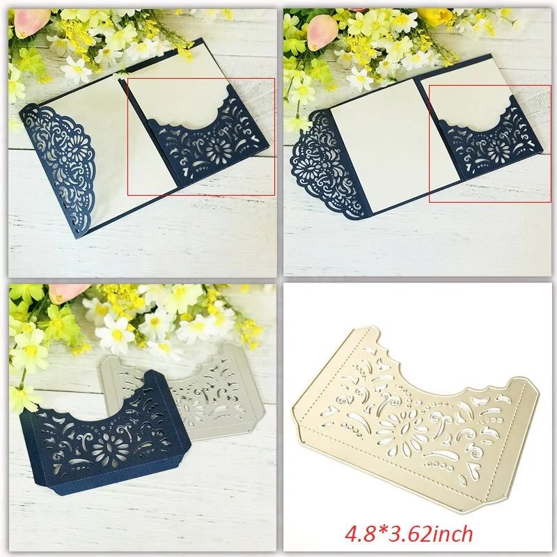 Wedding Invitation Dies Scrapbooking Metal Cutting Dies New 2019 Valentine's Day Decoration Craft Dies Cut for Card Making