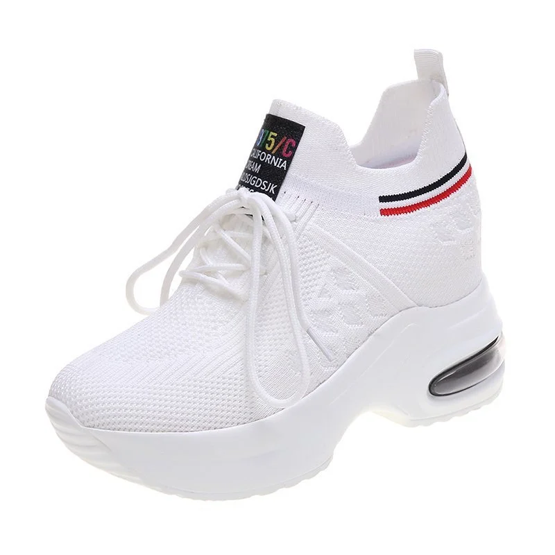 Tanguoant Tanguoant Heplatform Sports Shoes Light Mesh Breathable Recreational Running Shoes 2023 Spring And Autumn New Women's Shoes Summer