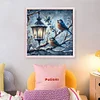 (Multi-Style) Bird And Lamp-11CT Stamped Cross Stitch 50*50cm/19.69*19.69in