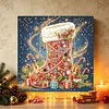 DIY Special Shape Pearl Painting Art - Christmas stocking