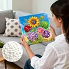 uk.everydayedeals DIY Pearl Painting With Frame - Handmade Self-Adhesive Pearls - Sunflower(25*25cm)