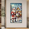 Santa Claus Elk - Diamond Painting - Full Round Drill (Canvas|40*70cm)