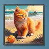 Cat-Paint by Numbers Acrylic Painting 40*40CM