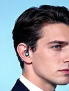 BT6.0 Wireless HD Sound Headphones with Ear Hook In-Ear Sports Headphones Type-C Charging Single Business Earplugs for Business Meeting Lecture