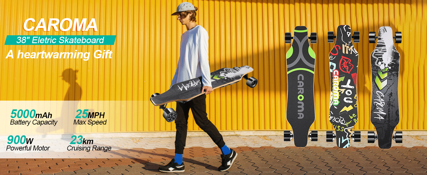 Caroma 38" Electric Skateboards